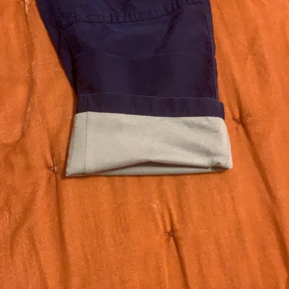 Wide leg navy slacks, extra lining inside, real pockets! EUC - Picture 4 of 6